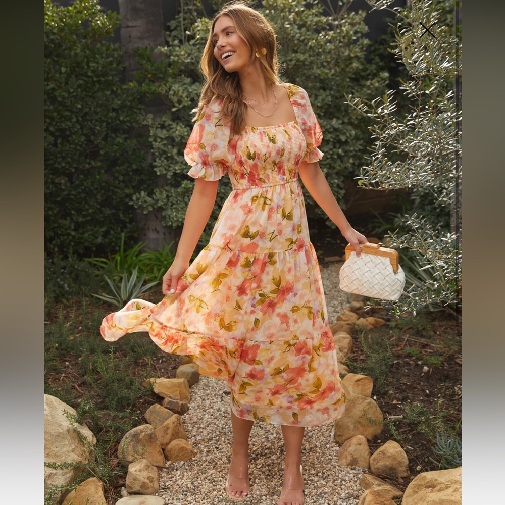Vici Floral Maxi Dress - Multicolor